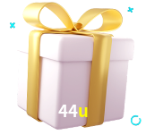 Receba seus bônus de boas-vindas no 44u