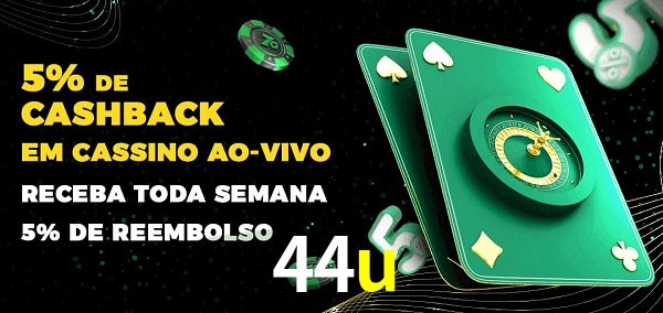 Promoções do cassino ao Vivo 44u